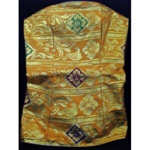Gold-painted One-piece Bodice (size M)