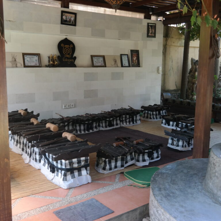 Pavilion Gamelan Set-Up
